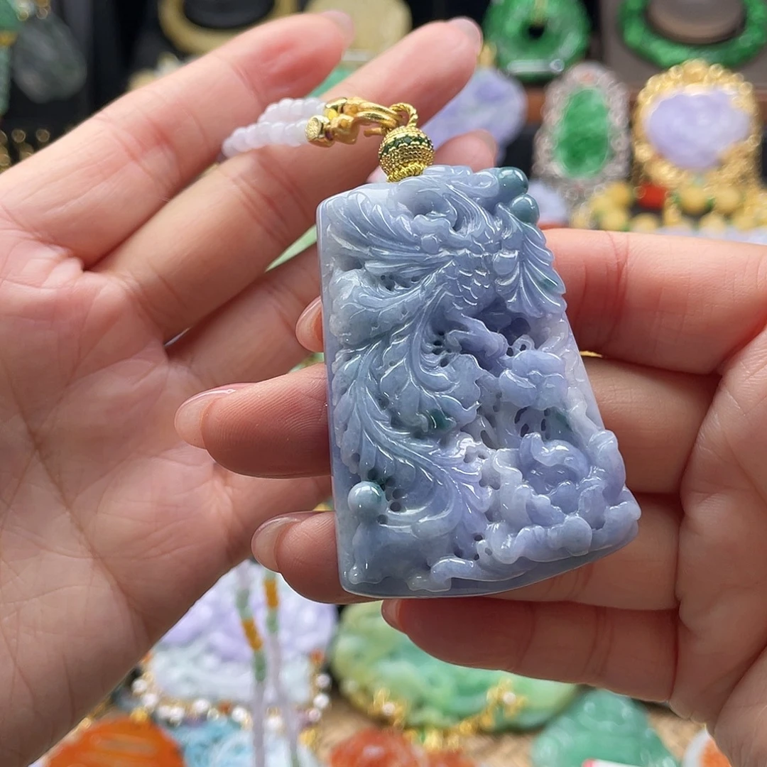 翡翠未镶嵌颈饰代编织