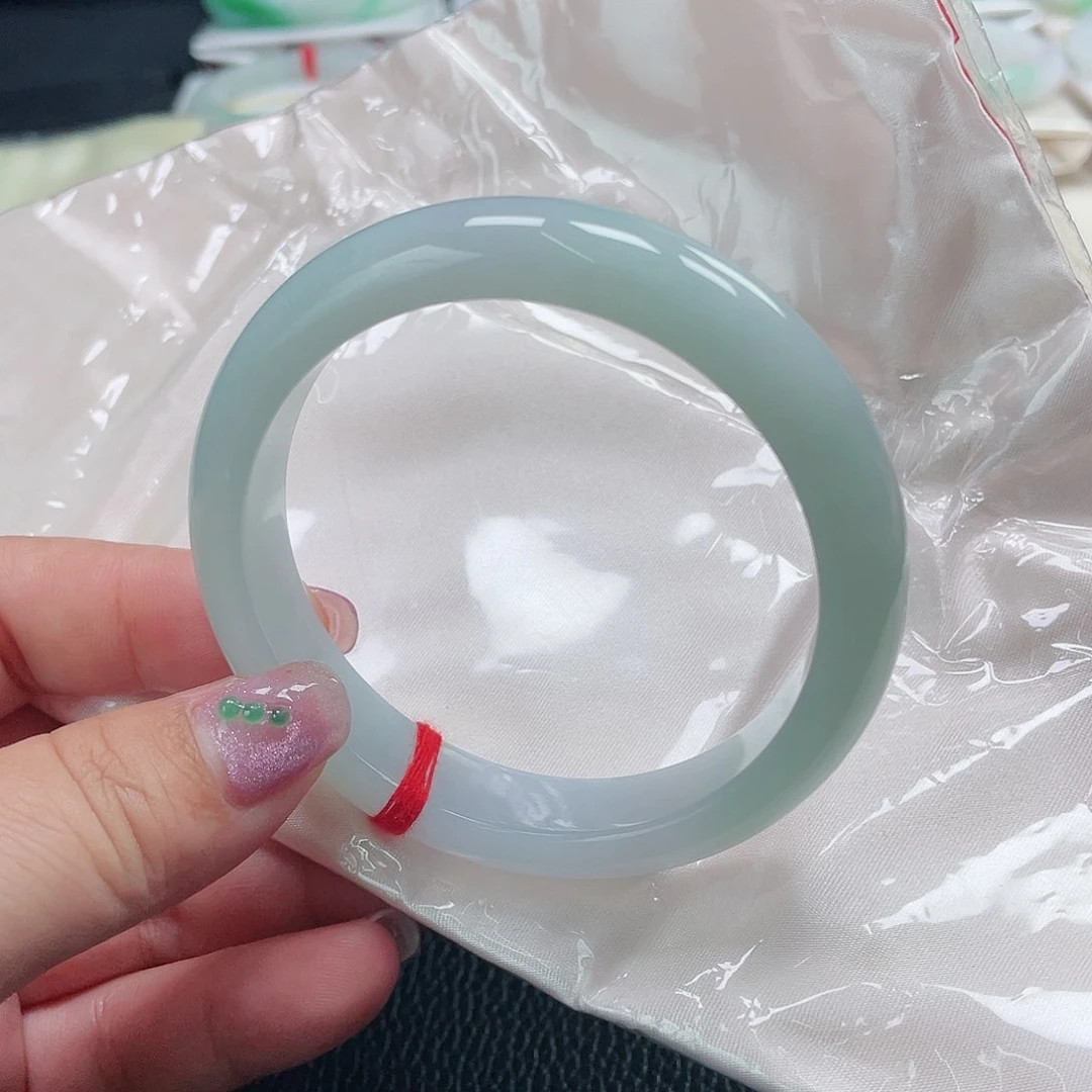 未镶嵌手镯翡翠缅甸翡翠手镯60圈