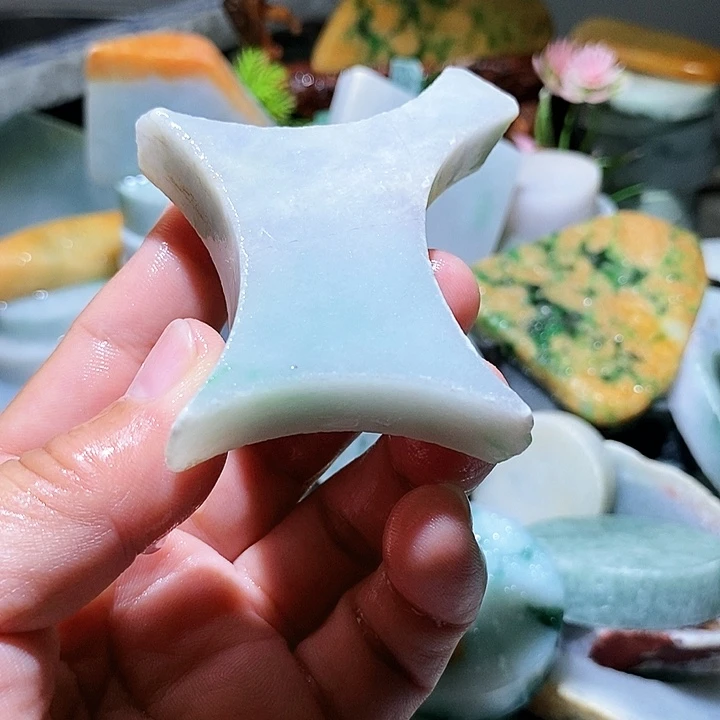 翡翠散珠边角料124