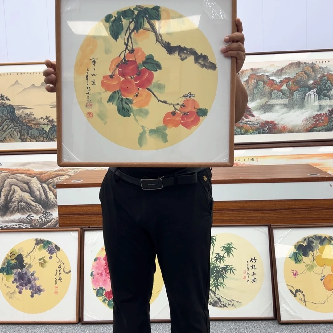 国画，纯手绘手幅和