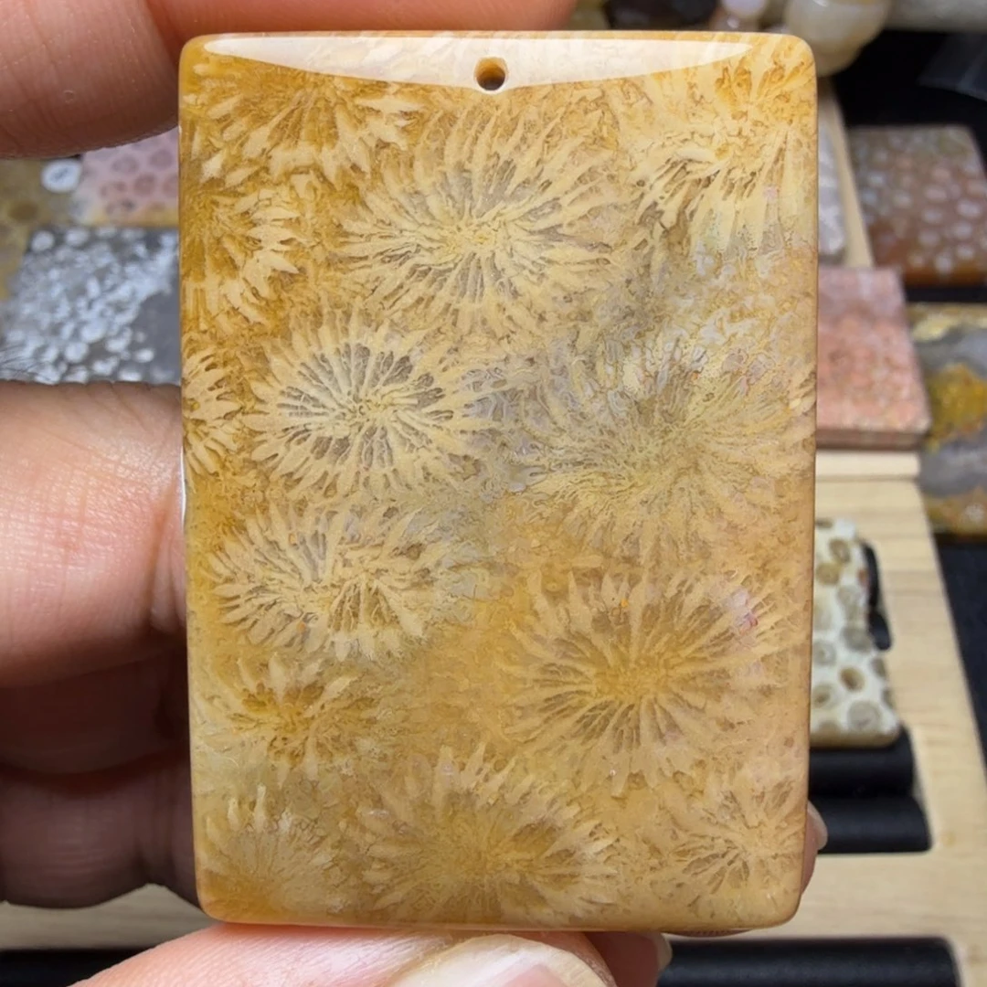 硅化玉未镶嵌纯天然色有机玉石保真色