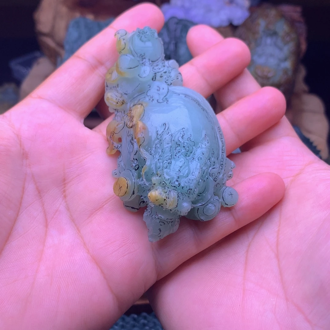 诗***谜定制翡翠未镶嵌翡翠