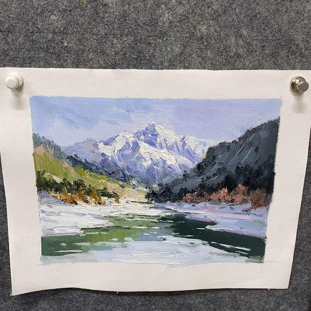 油画风景油画尺寸40/30