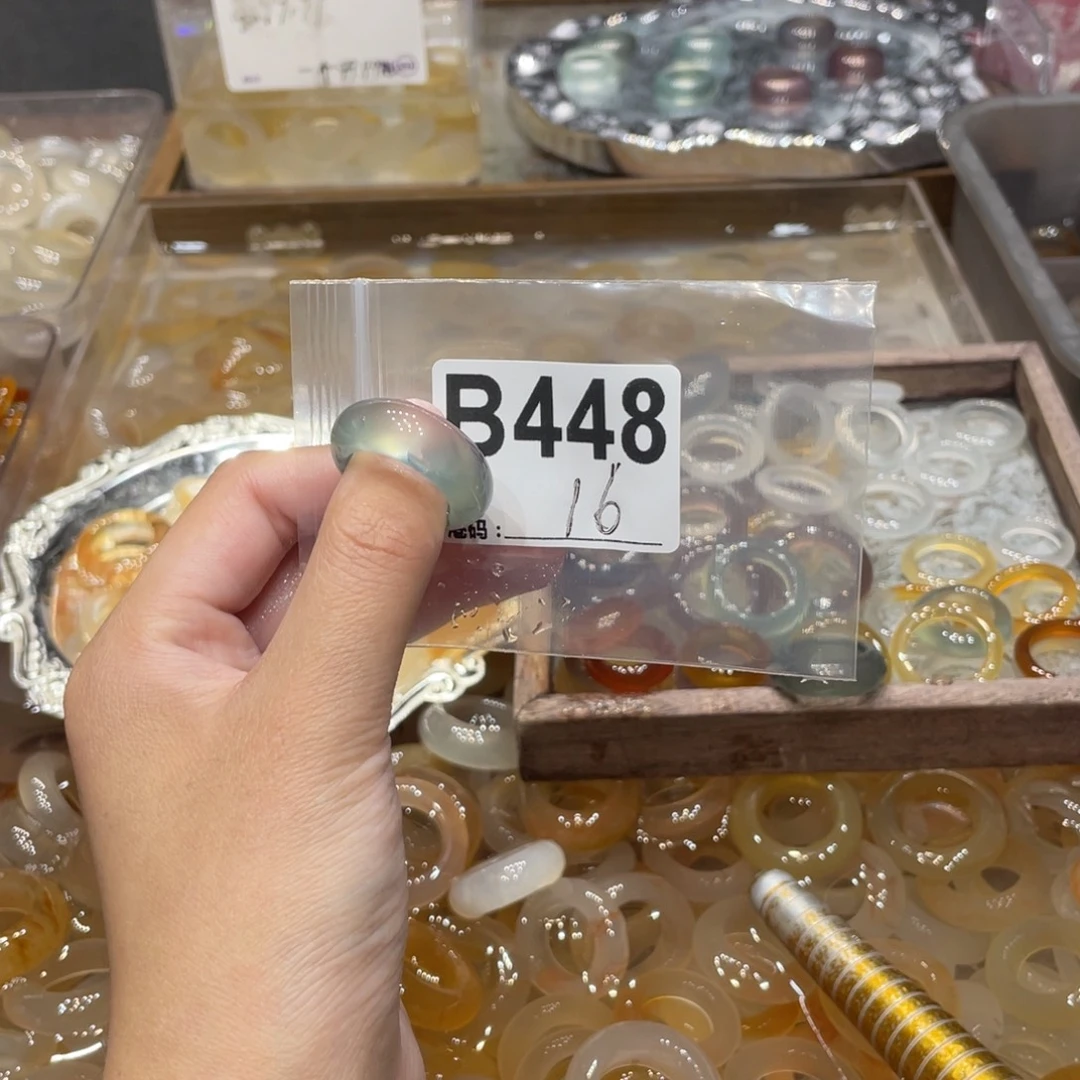 玛瑙/玉髓未镶嵌戒指448