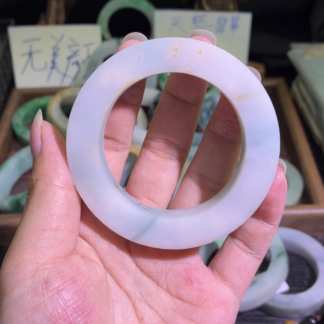 定制翡翠未镶嵌缅甸翡翠A货手镯毛胚定制