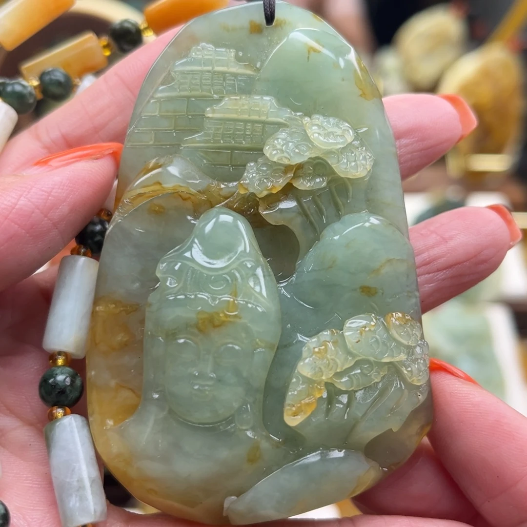 未镶嵌岫玉挂件挂件