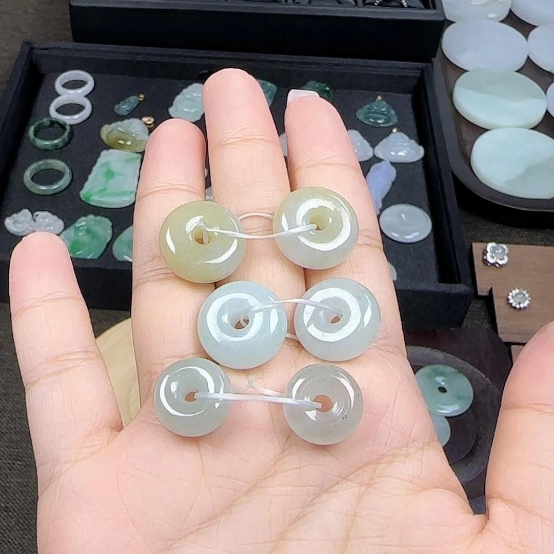 散珠翡翠甜甜圈 可挑选