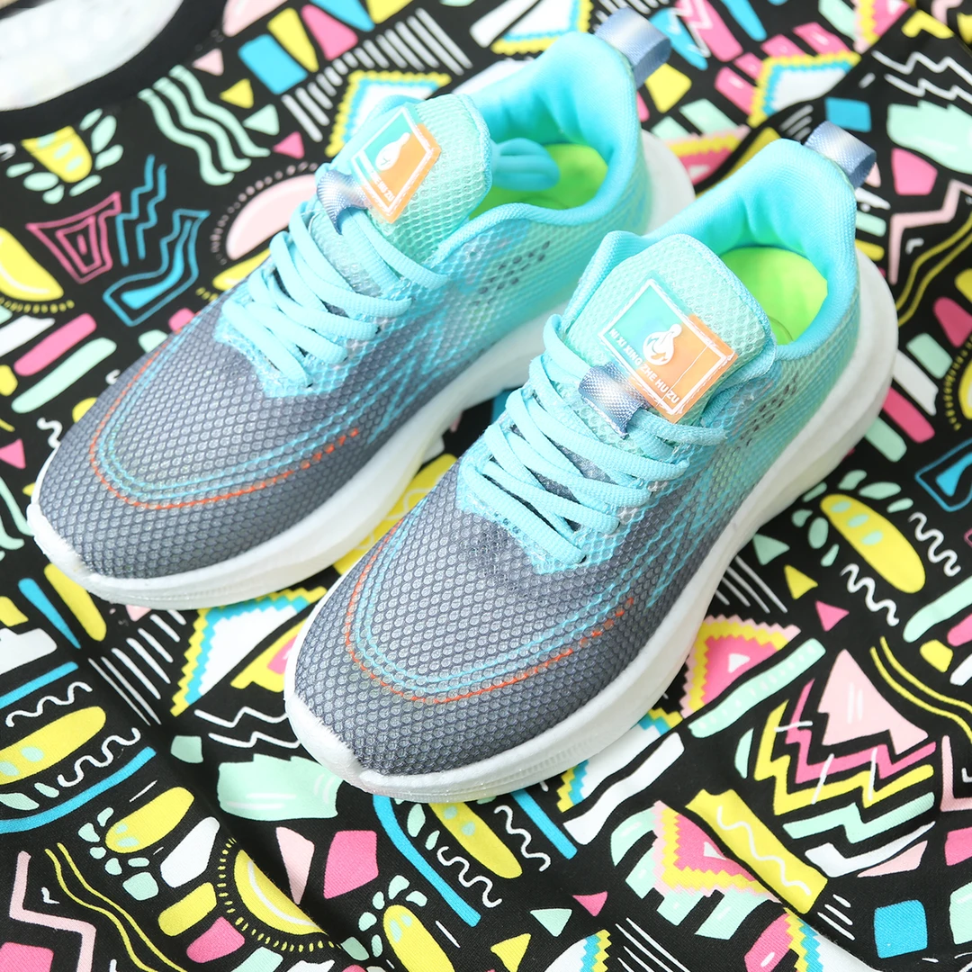 【特价】轻便舒适系带网鞋女士时尚运动潮流百搭简约休闲鞋6D1015