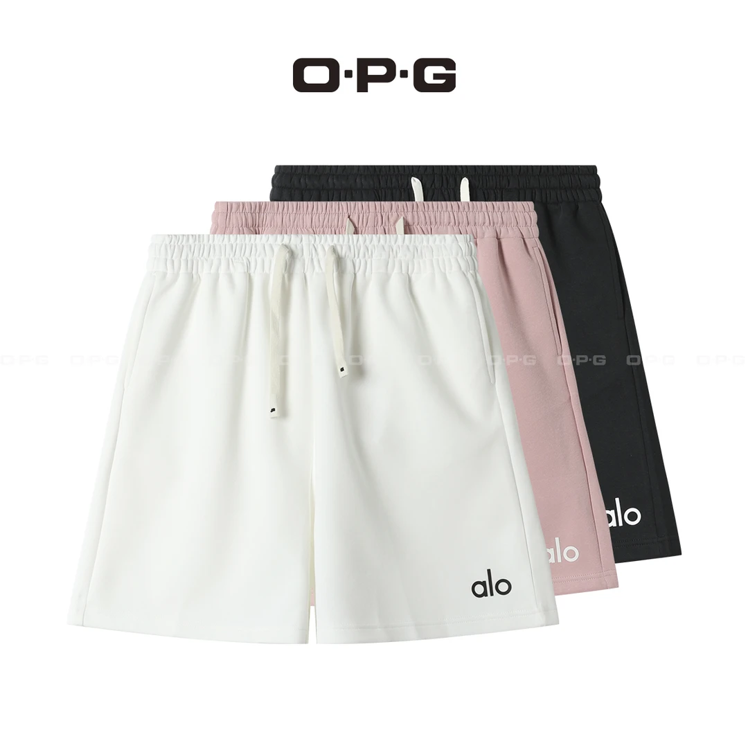 遥发服装【小众字母印花户外透气短裤】夏季情侣百搭五分休闲裤002