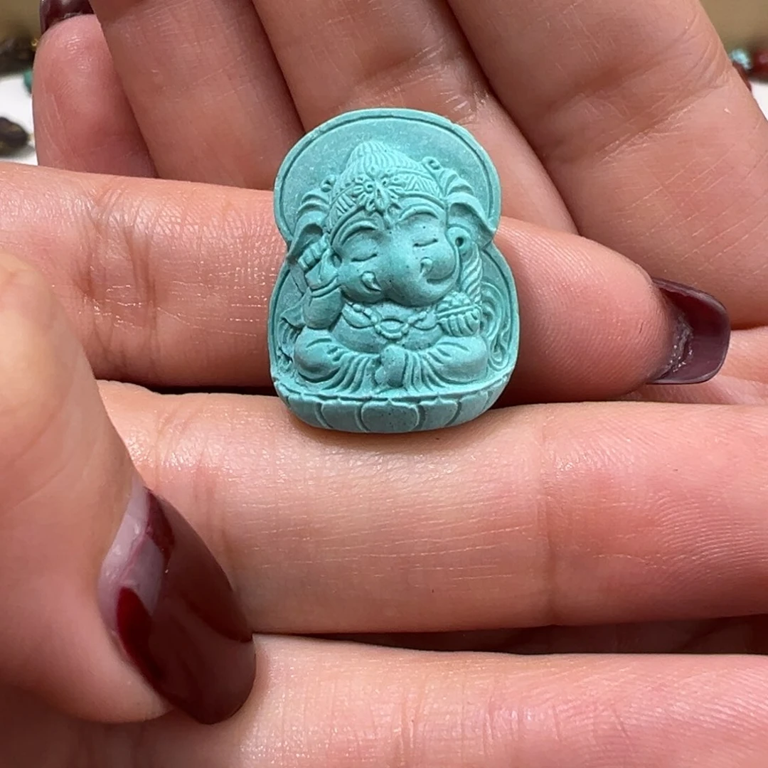 绿松石配件未镶嵌配件