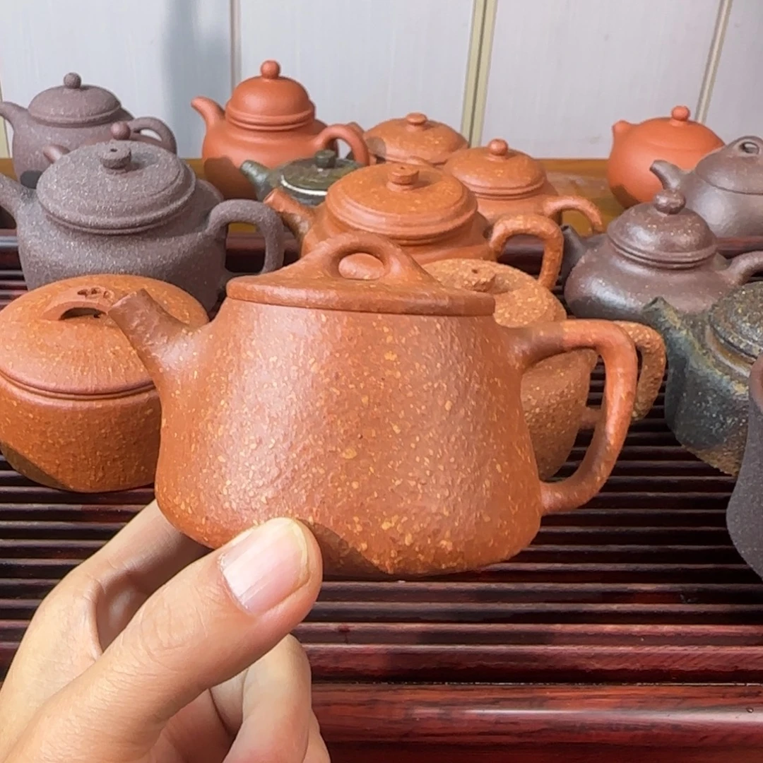 茶壶紫砂八目红降高瓢180cc