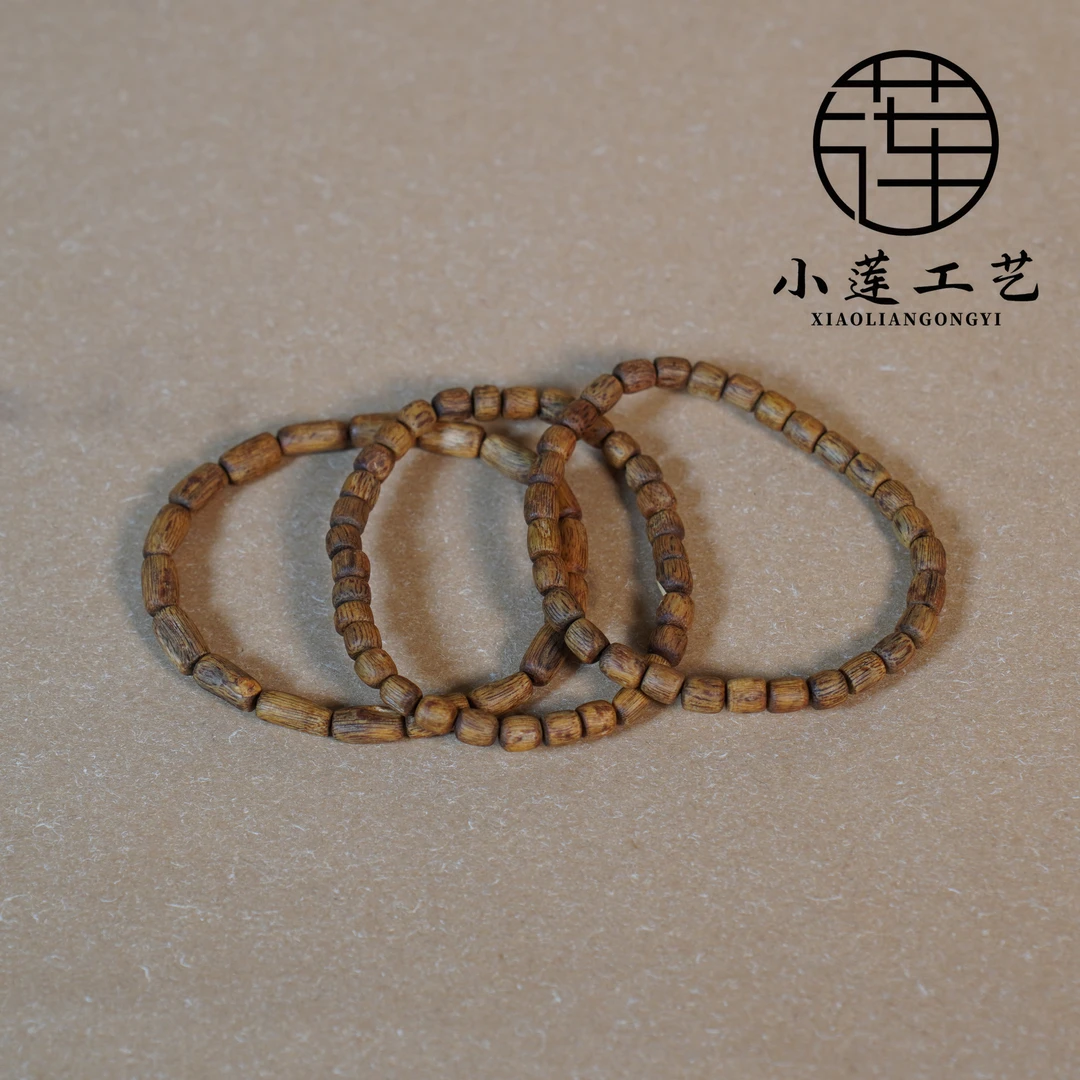 【小莲工艺】莺歌绿奇楠沉香随型珠2~3克多样性发其一