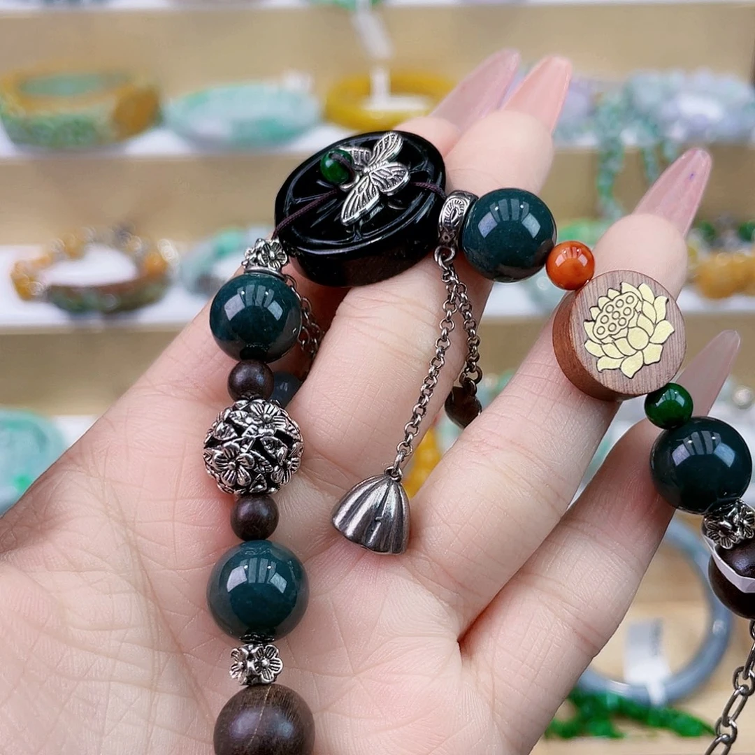 翡翠未镶嵌手链手链