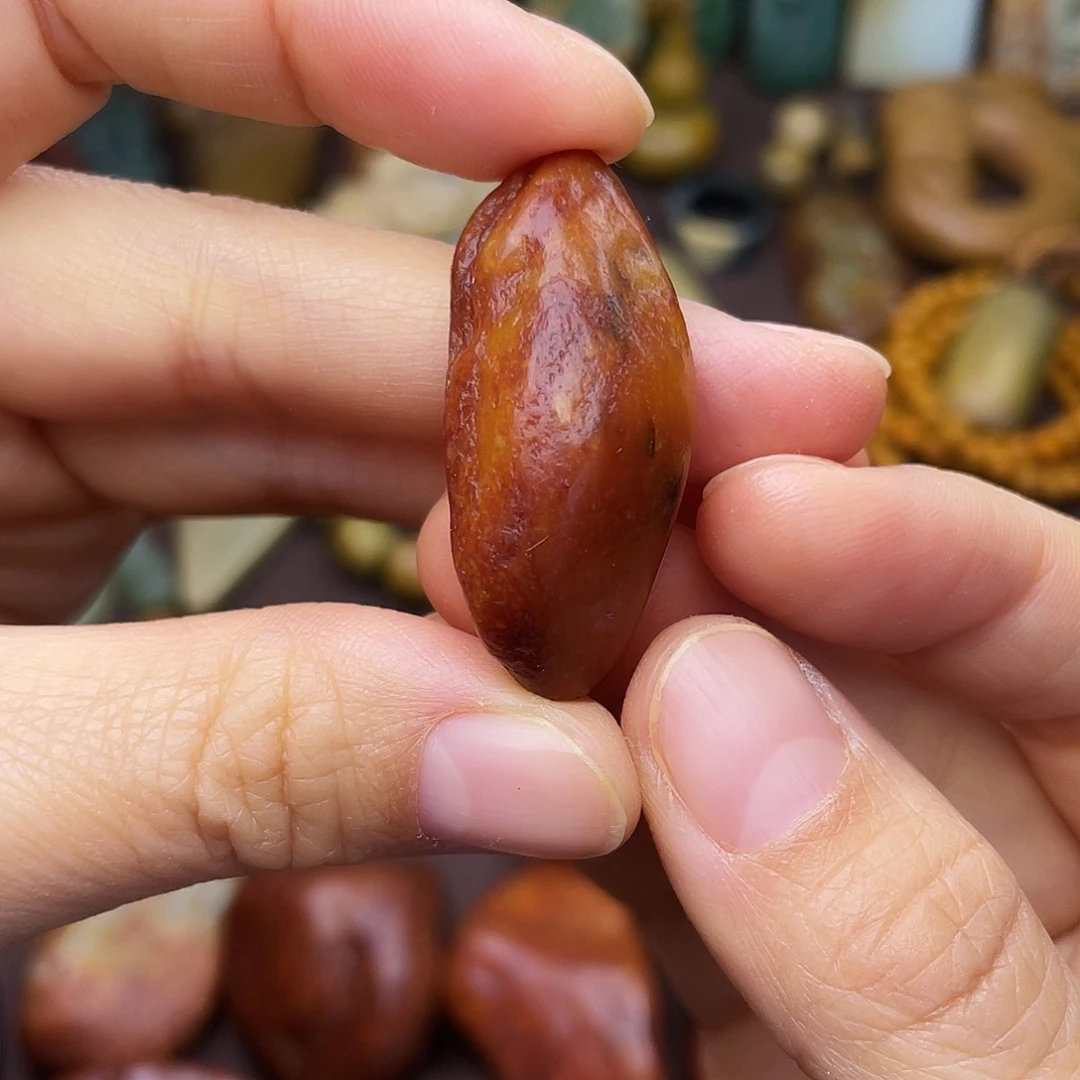 岫岩河磨玉（透闪石质玉）未镶嵌颈饰