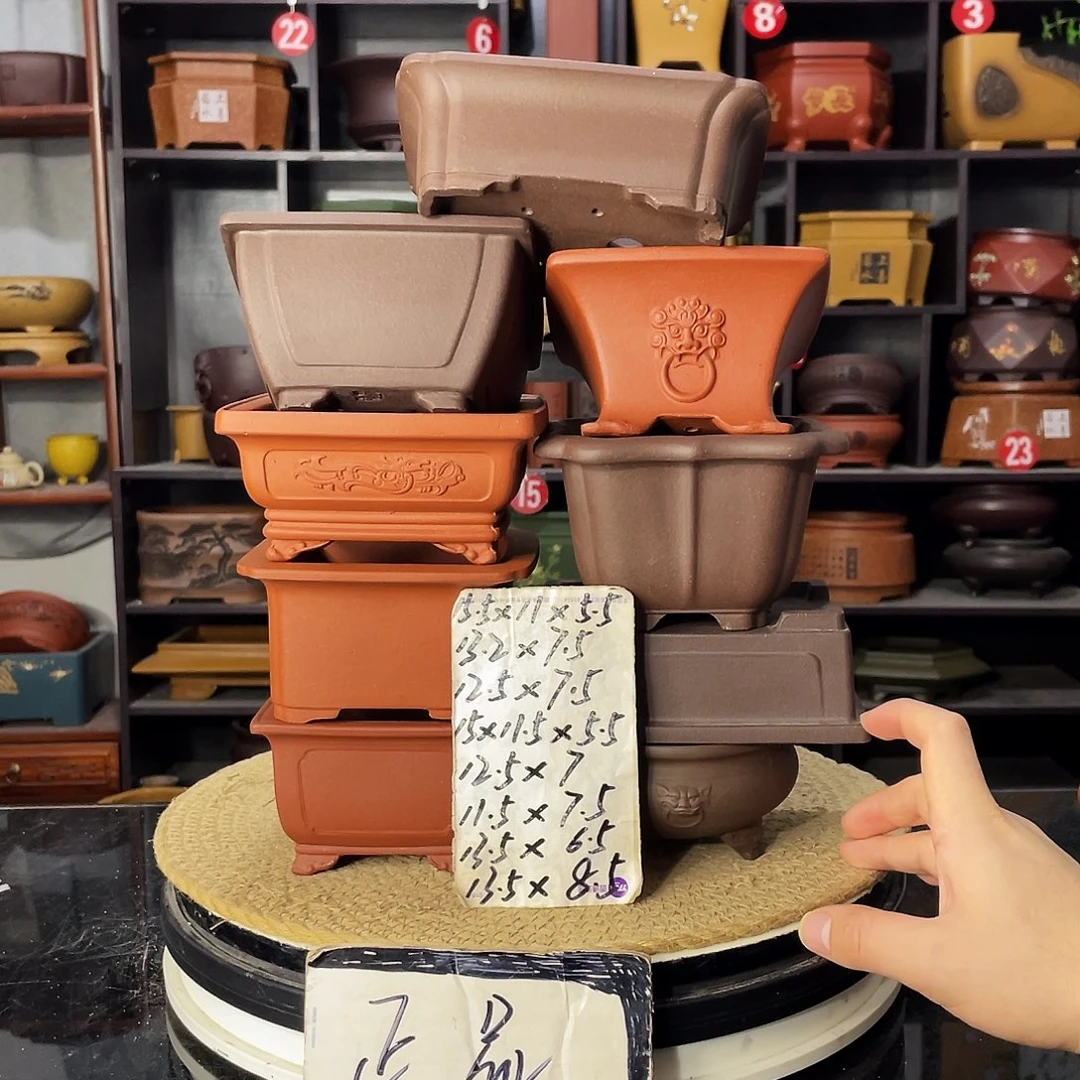 D-盆尚好紫砂花盆