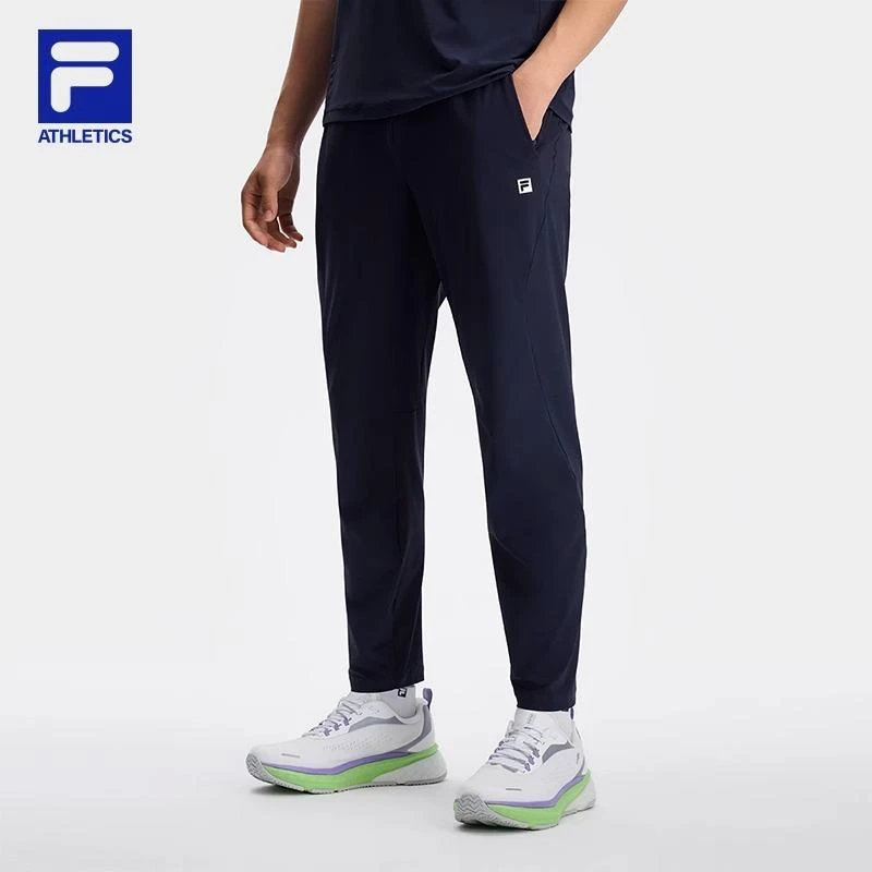 Fila/斐乐男子【赛级凉感夏季防晒干爽透气】健身运动裤A11M431601F