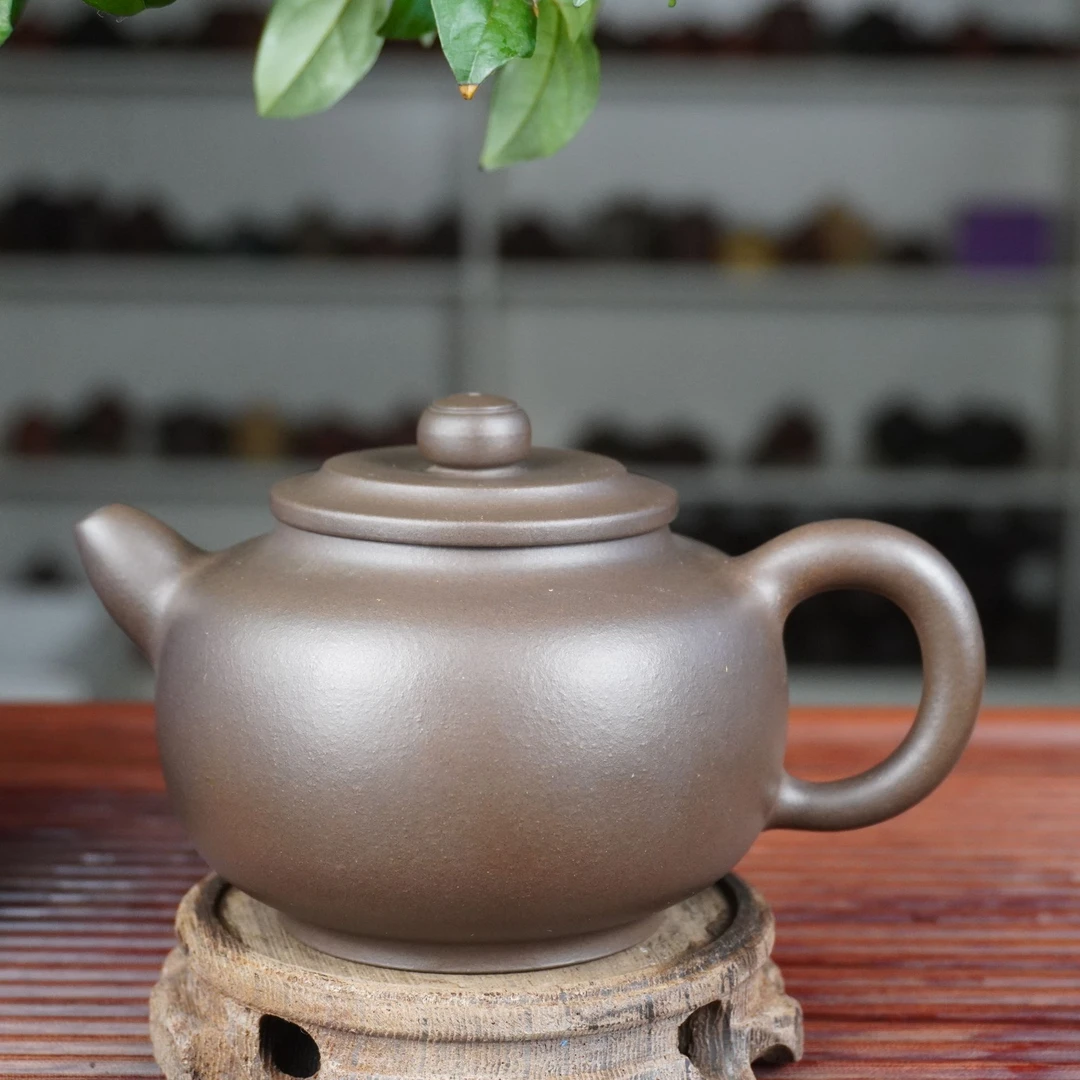 宜兴紫砂壶茶壶葛陶中大师早期原矿底槽青紫砂壶泥料纯正做工精良