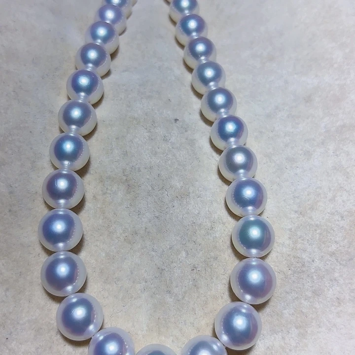 海水珍珠未镶嵌项链10-12.3