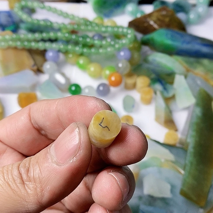 翡翠散珠天然翡翠A货