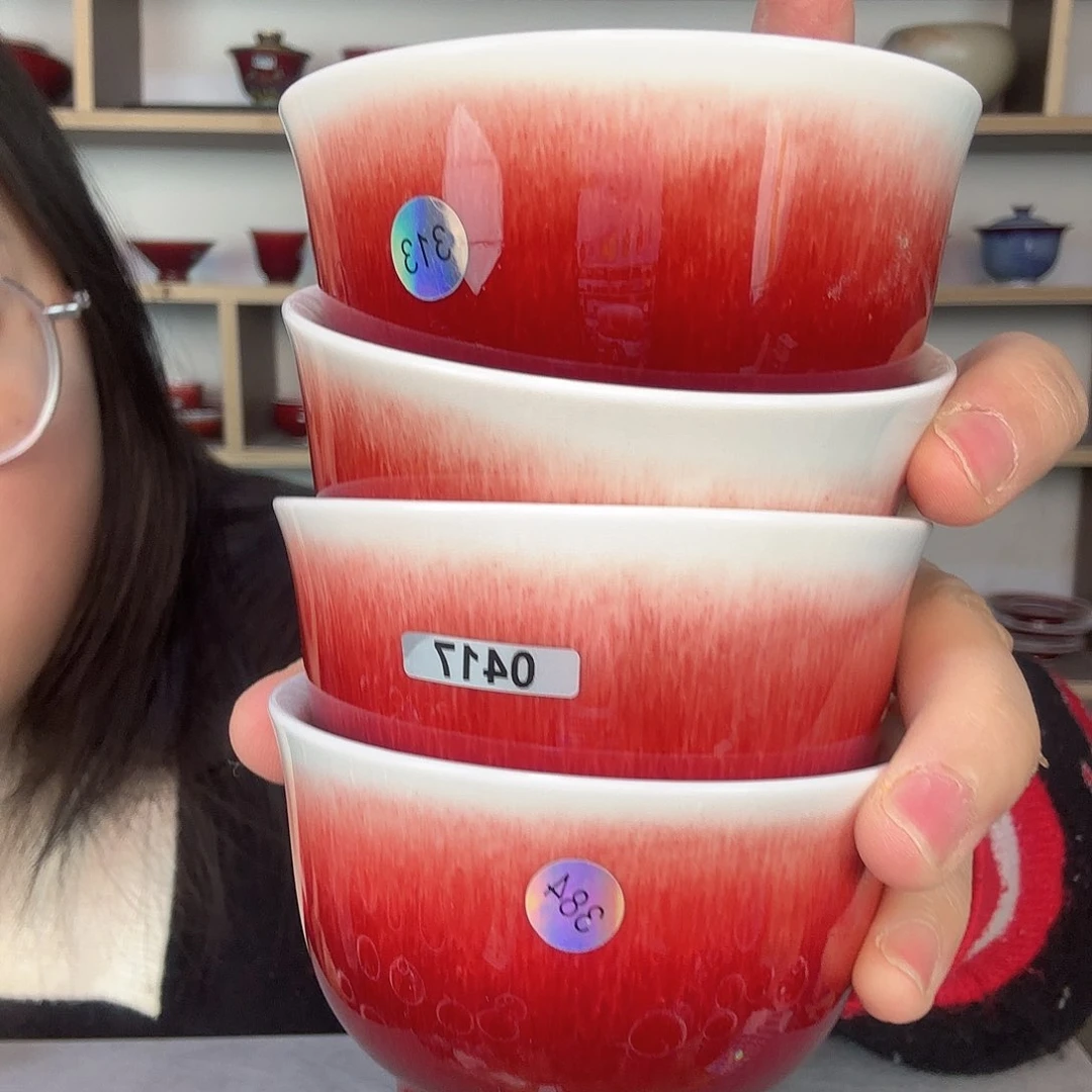 瓷片景德镇陶瓷郎红