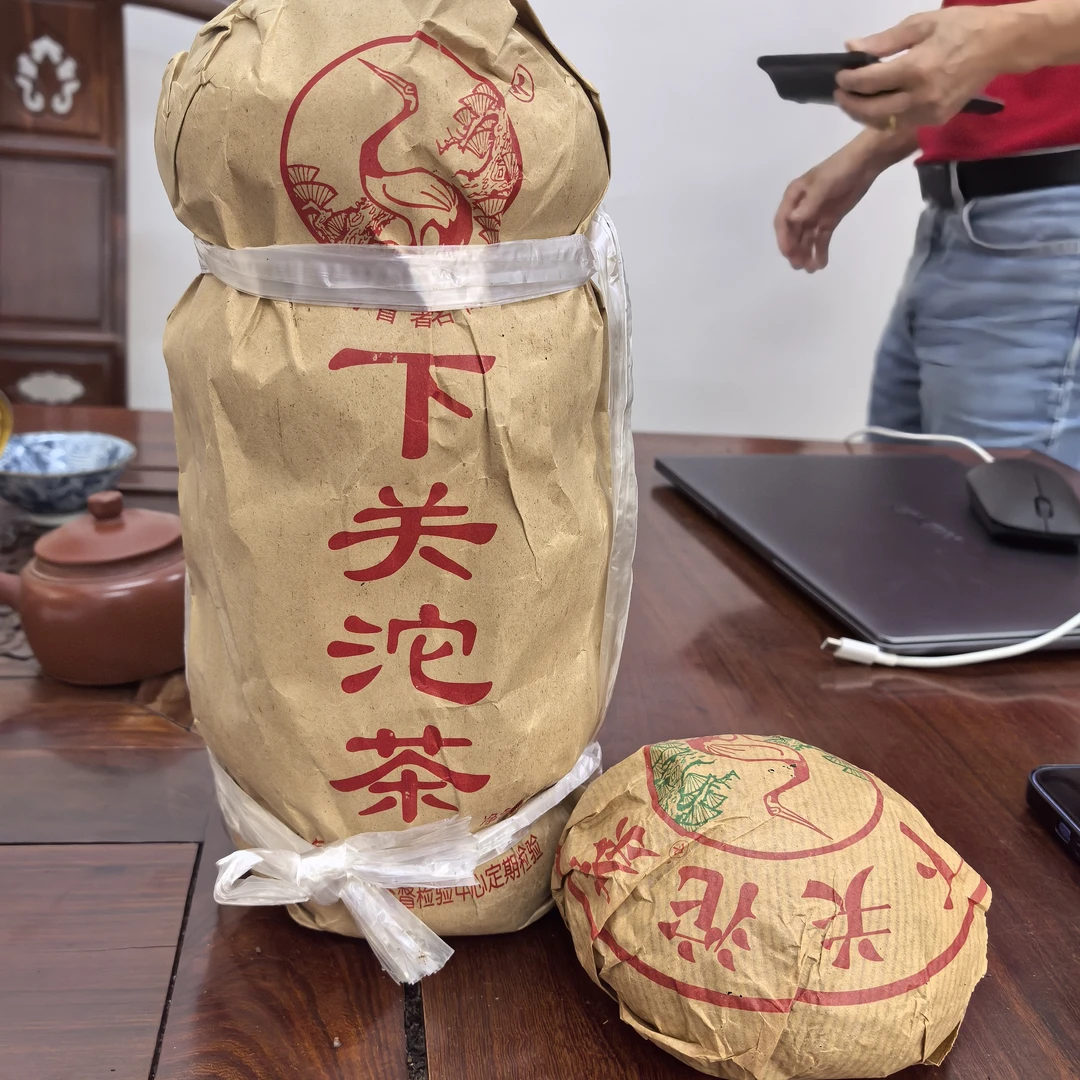 2004年下关沱茶生茶入口甜润烟香自然兰香梅子香