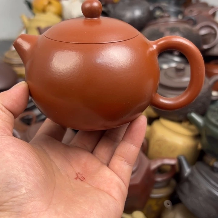 茶壶紫砂紫砂壶壶口磕碰