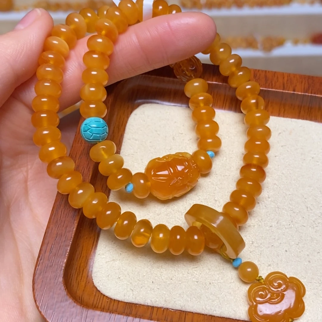 【闪购商品】未镶嵌蜜蜡手链手串