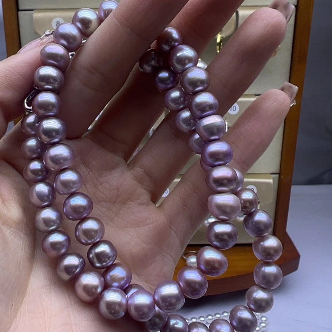 淡水珍珠未镶嵌颈饰多样性发其一