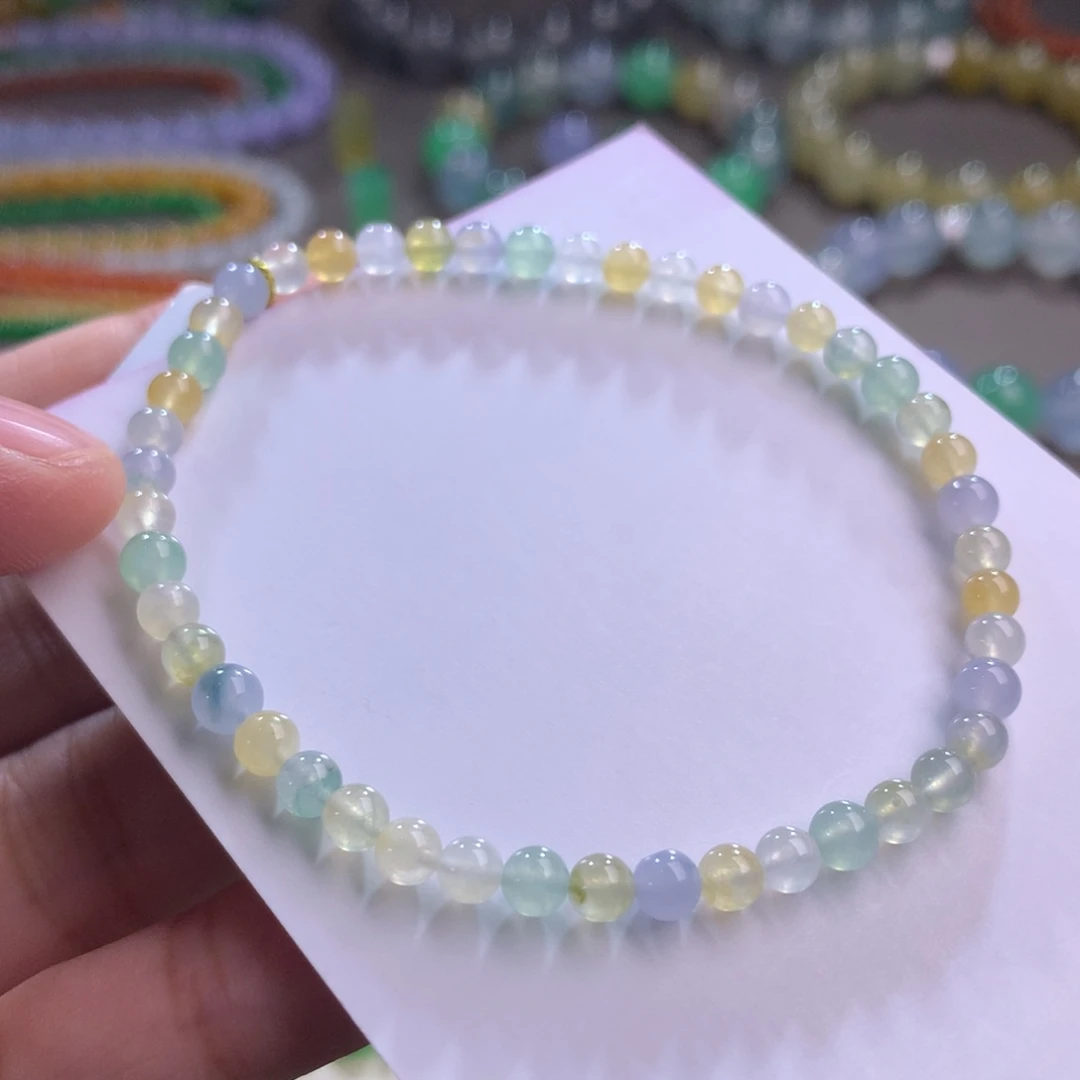 翡翠未镶嵌手链卡4