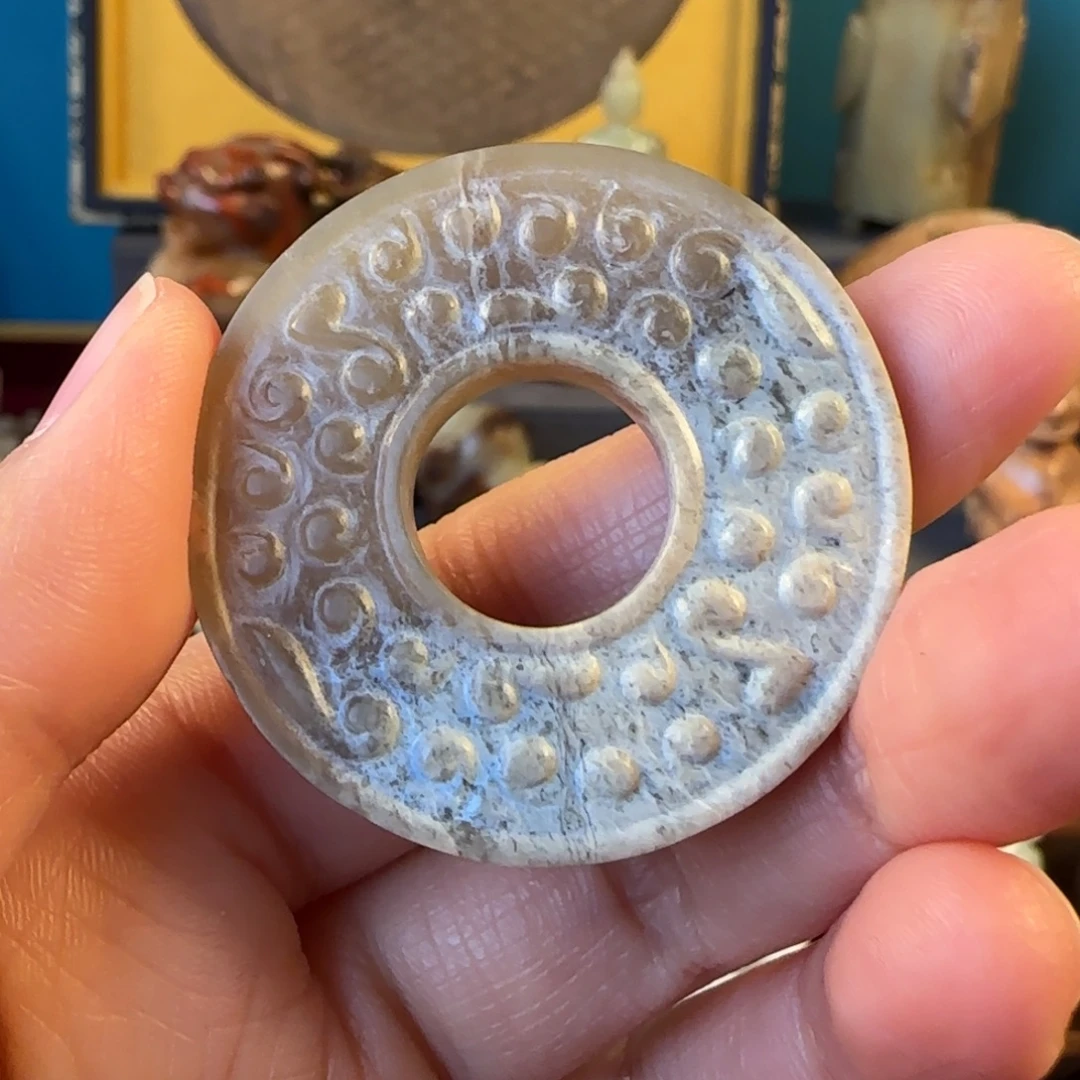 蚕***凫和田玉（糖玉）未镶嵌颈饰