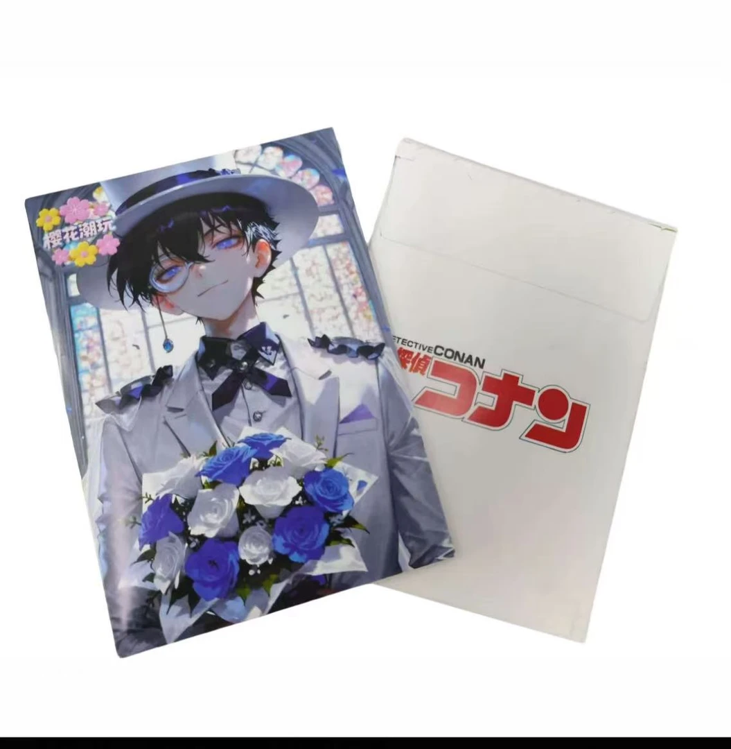 苏【樱花潮玩/色纸】名侦探柯南黑白执事A6色纸周边【主播代拆】