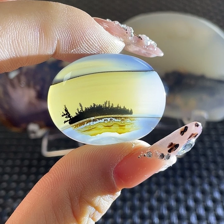 天***石玛瑙/玉髓未镶嵌颈饰