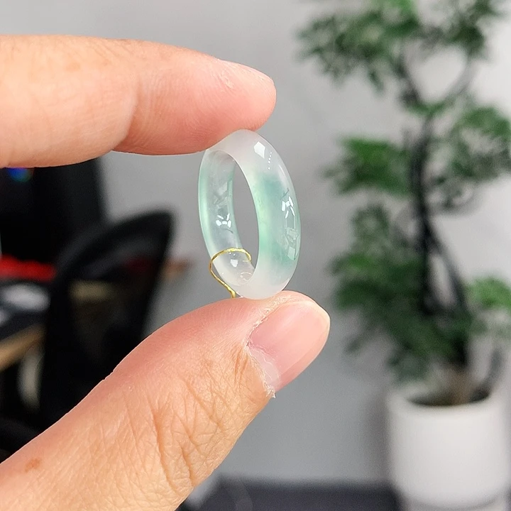 翡翠未镶嵌戒指10号