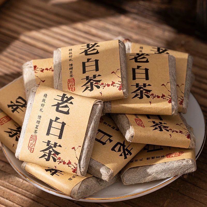 【2015年磻溪寿眉老白茶】白茶老树紧压龙珠高山枣香袋装正宗
