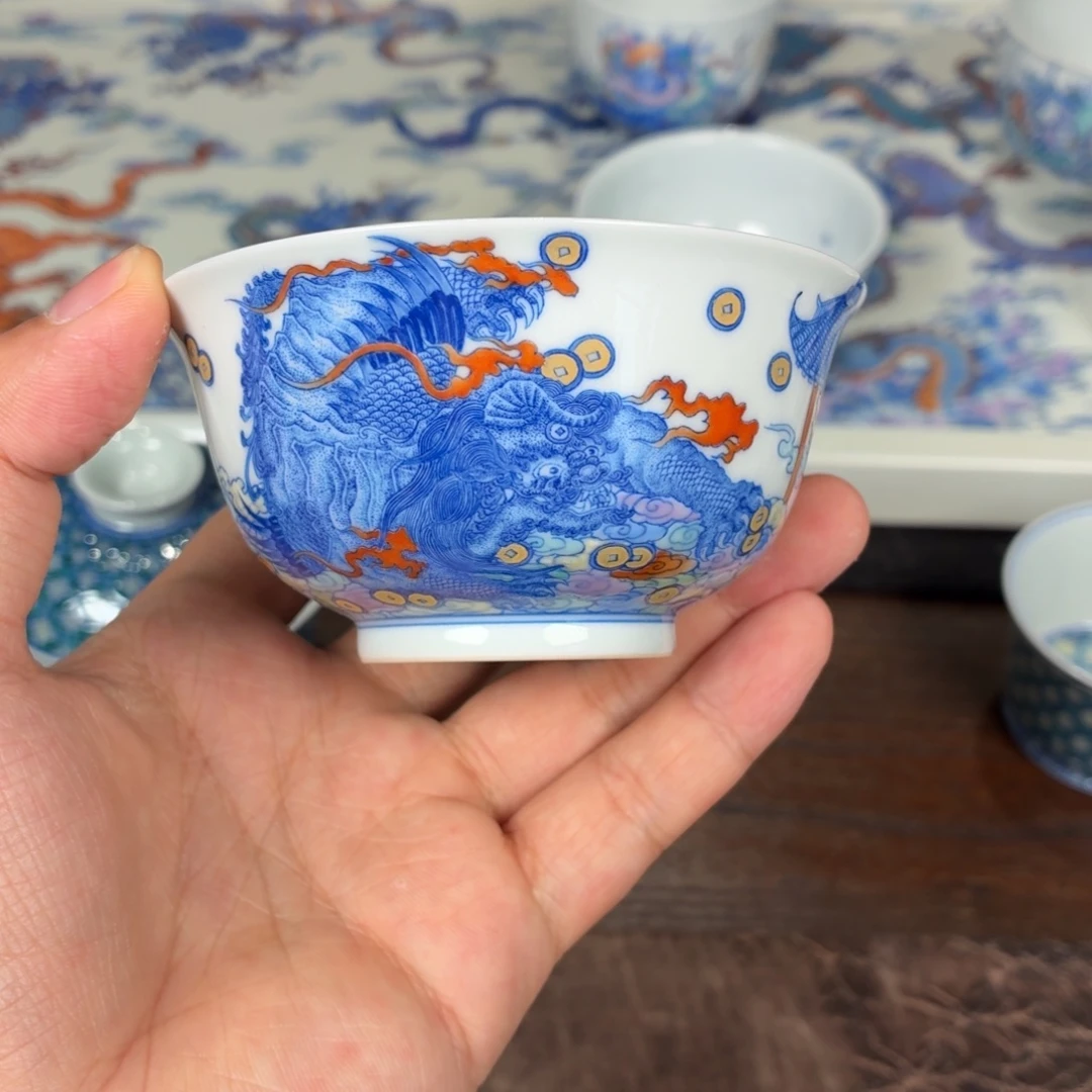 杯子瓷瓷姑娘景德镇陶瓷艺术