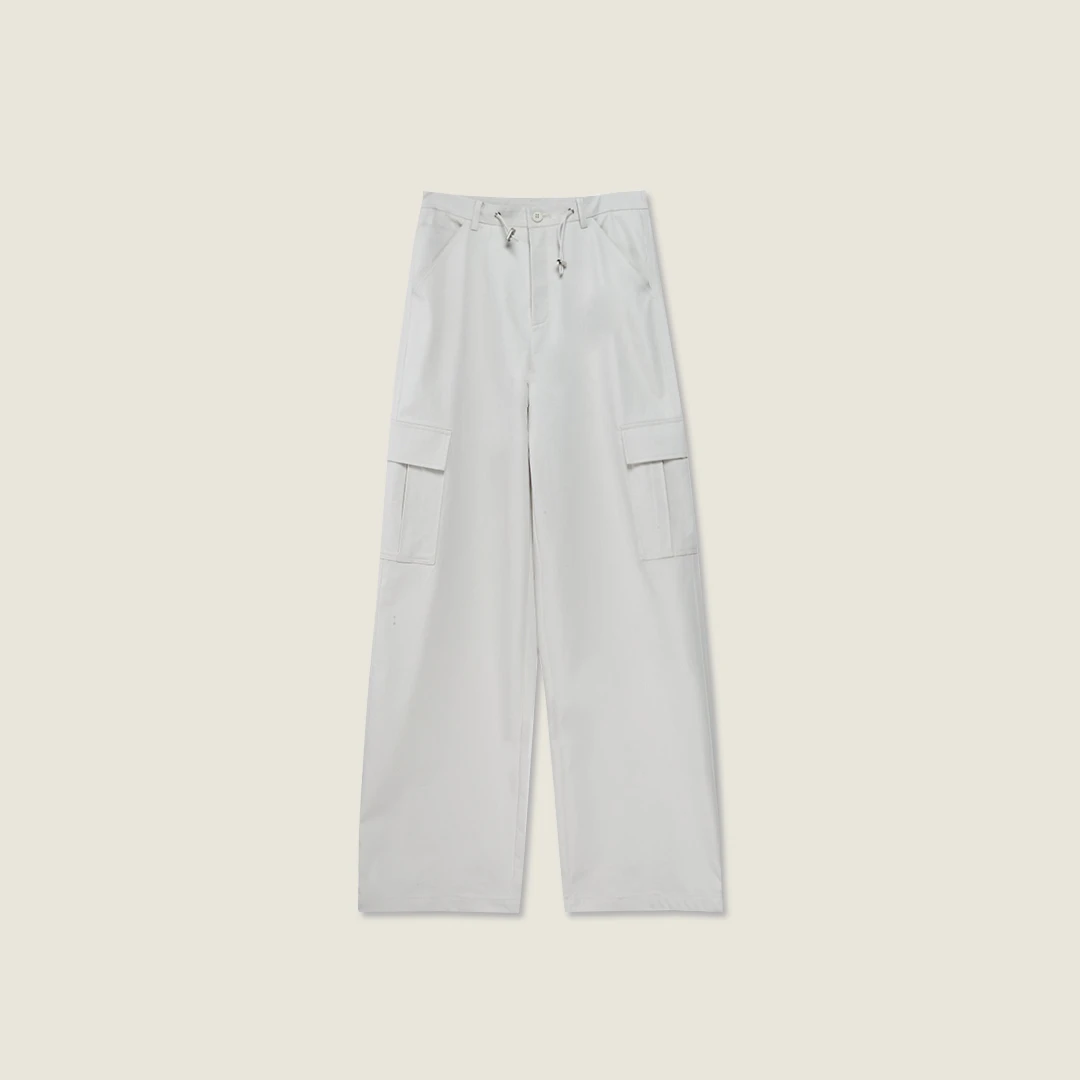 菠萝宝宝yuna【飒影】YC29时尚极简酷飒抽绳工装休闲裤