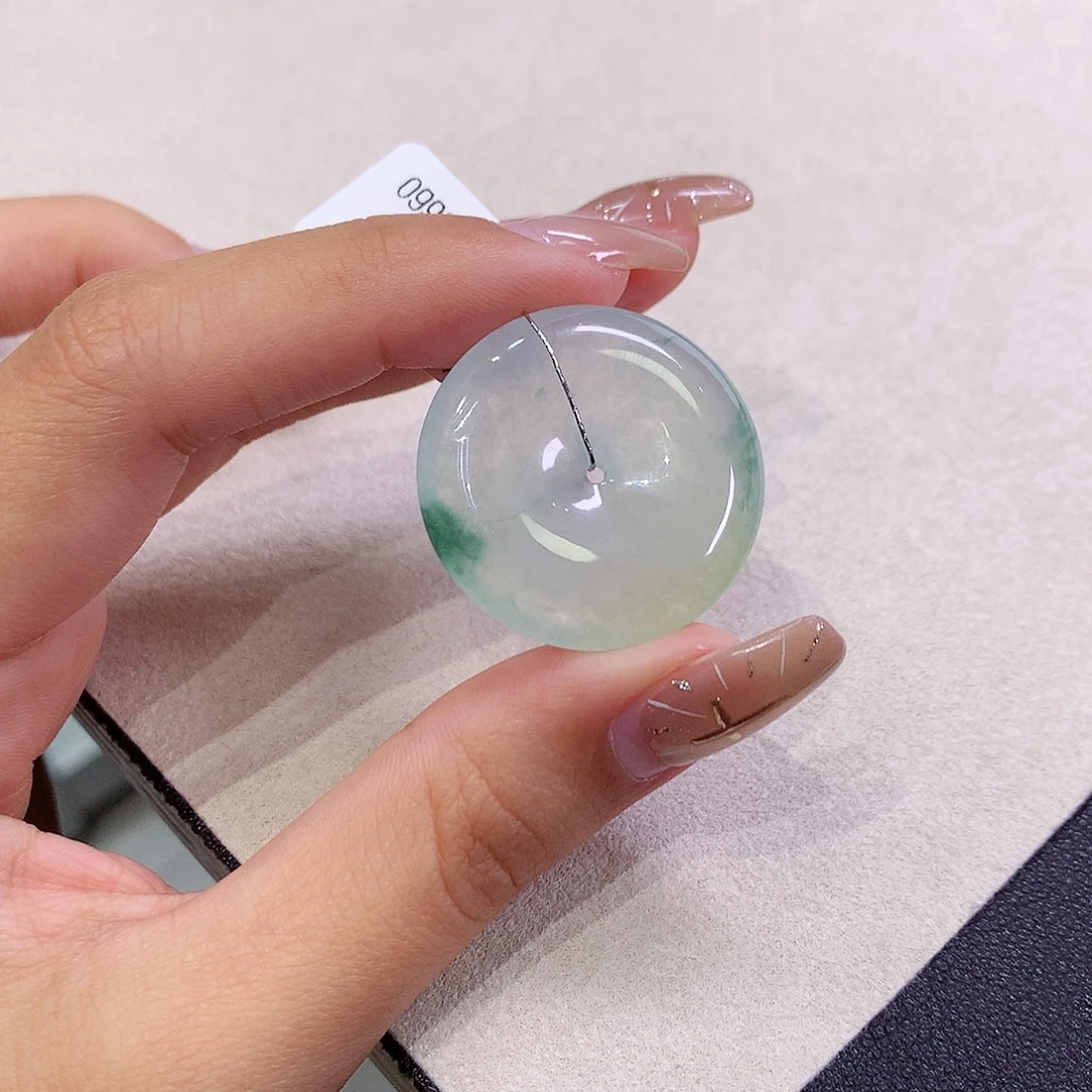 翡翠未镶嵌吊坠(不含链)28.4-5.6