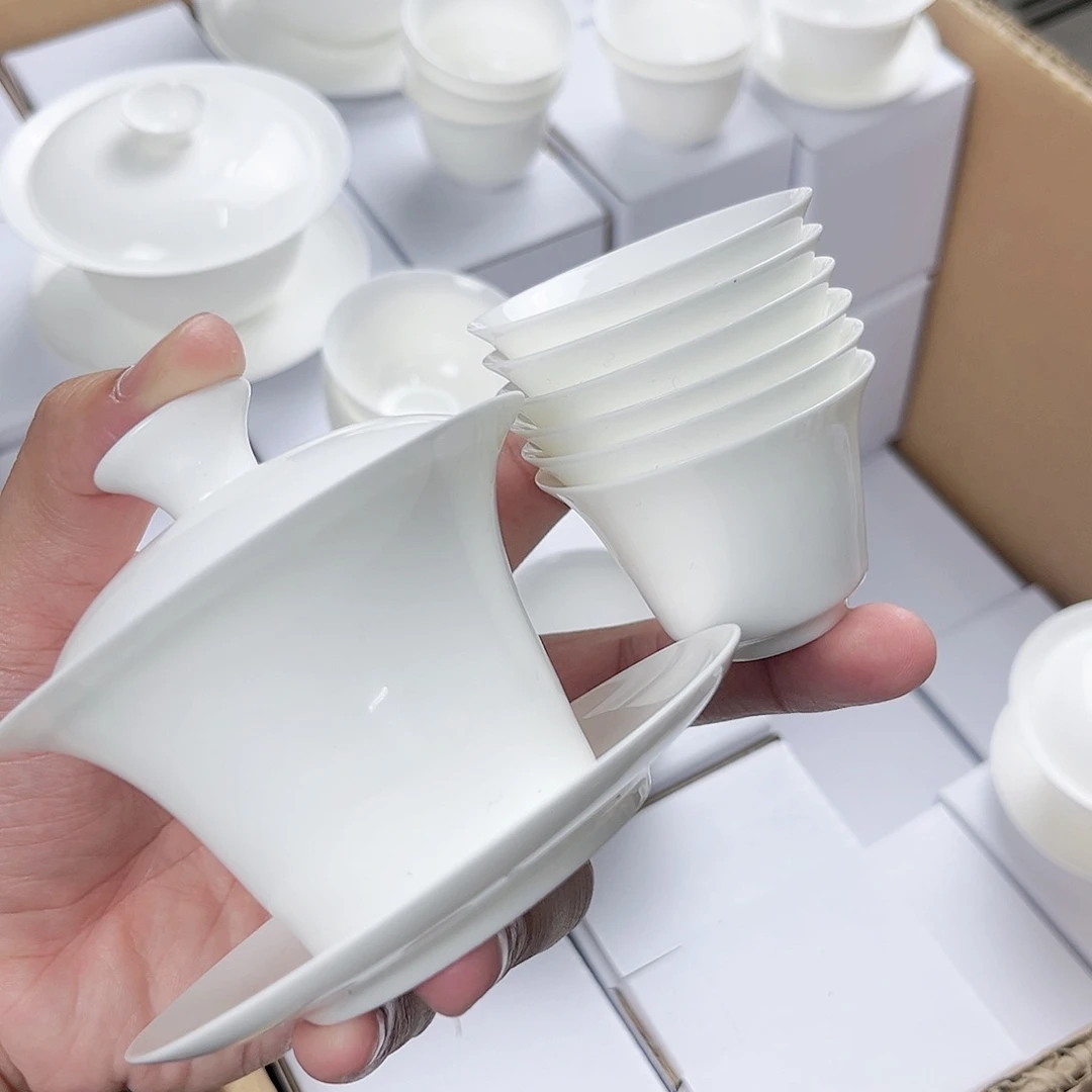 【闪购商品】90马蹄+6马蹄杯子超薄胎套装