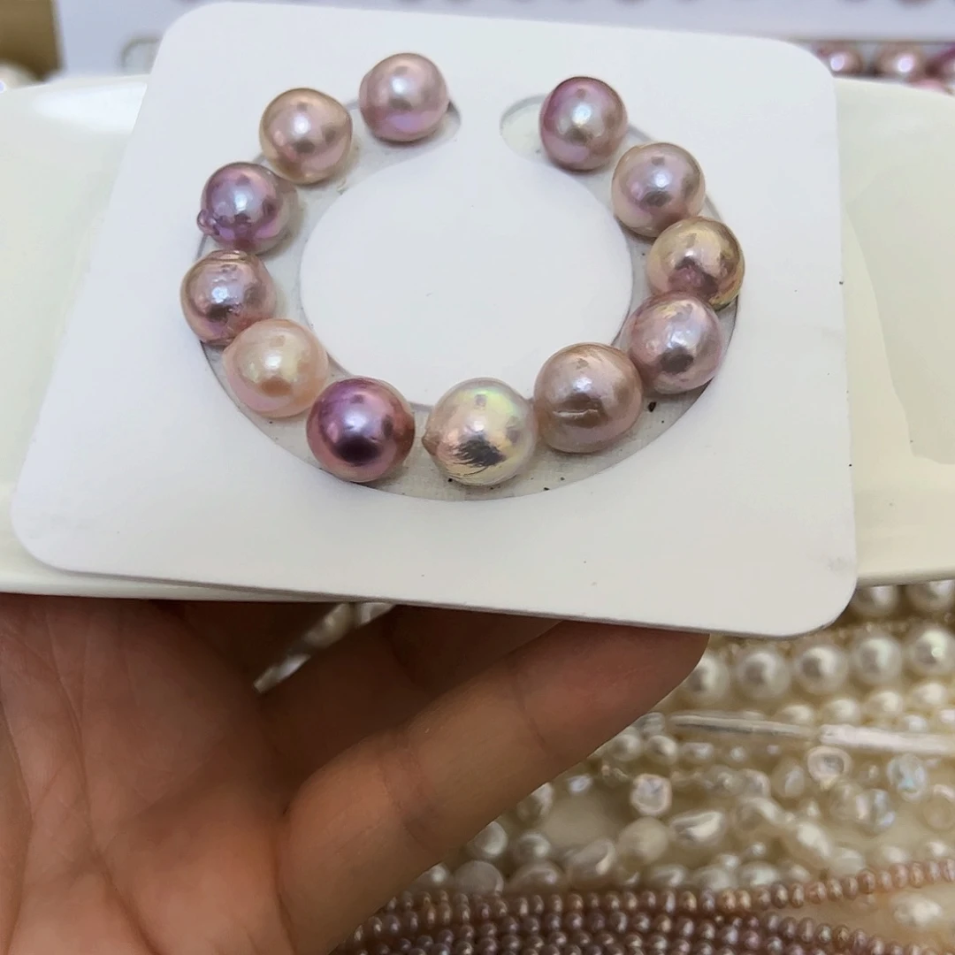 淡水珍珠手绳银S925镶嵌浅*悠