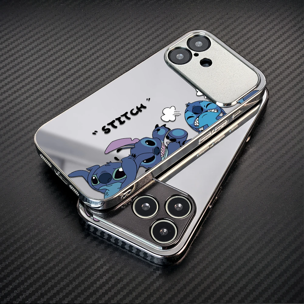 史迪仔适用苹果17promax手机壳新款17pro大视窗air高级感16镜面