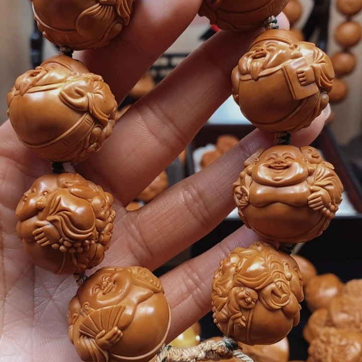 橄榄核手串/手链熊*?童子财迷2.7