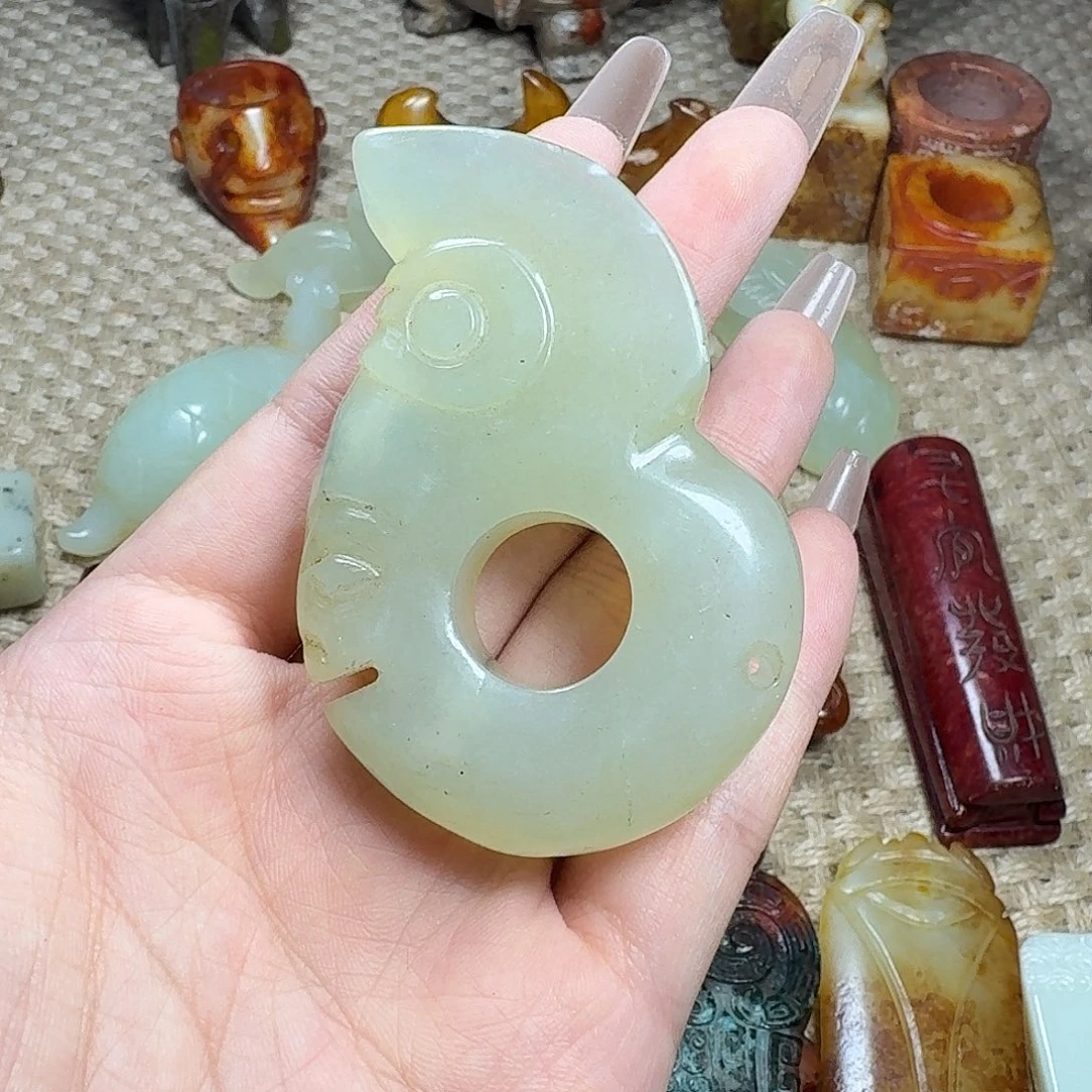 白玉菩提吊坠挂件