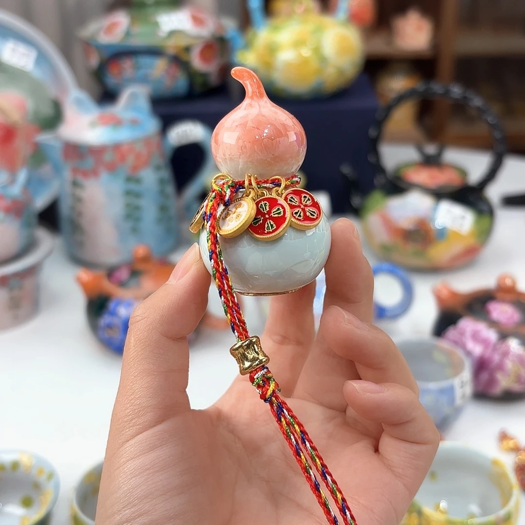 景德镇手绘高温釉下彩陶瓷茶具