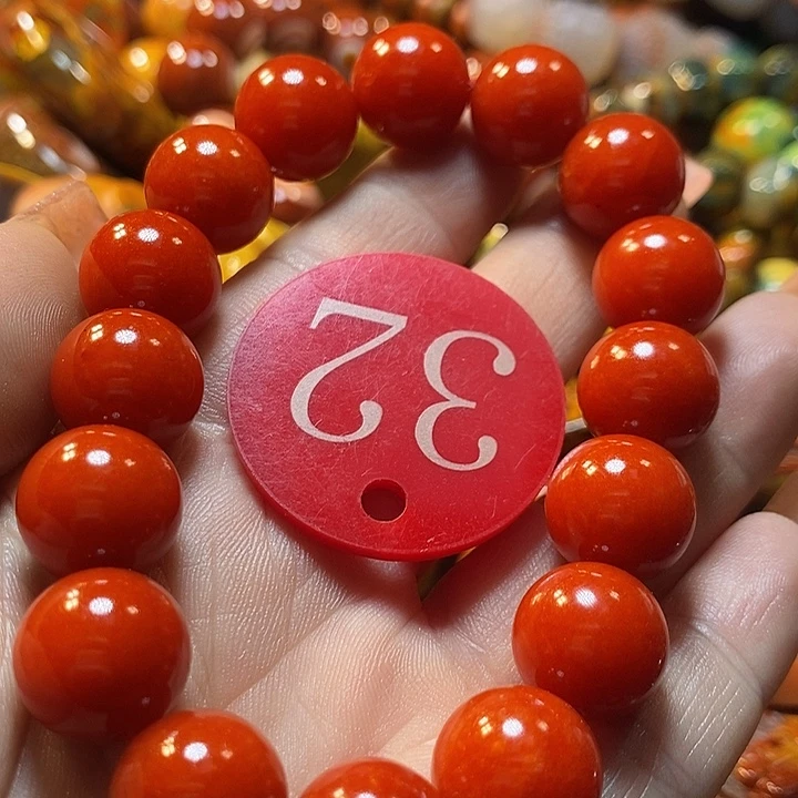 原***光玛瑙/玉髓未镶嵌手链