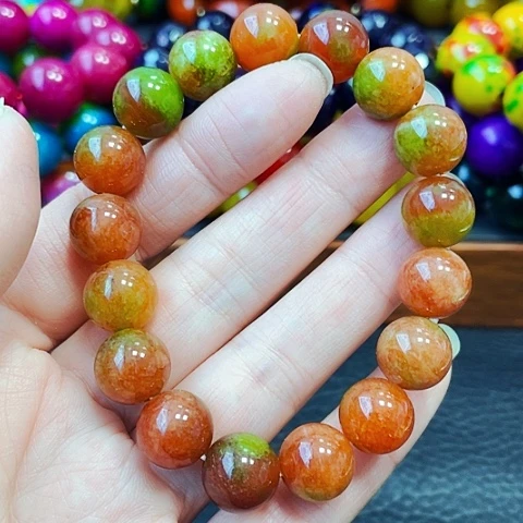 玛瑙/玉髓手链未镶嵌盐源12
