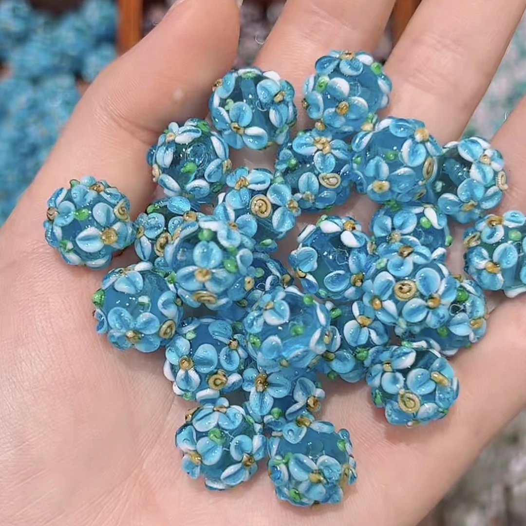 花球汉堡灯工琉璃手工琉璃珠手链手串自选链接时尚饭宝的后花园