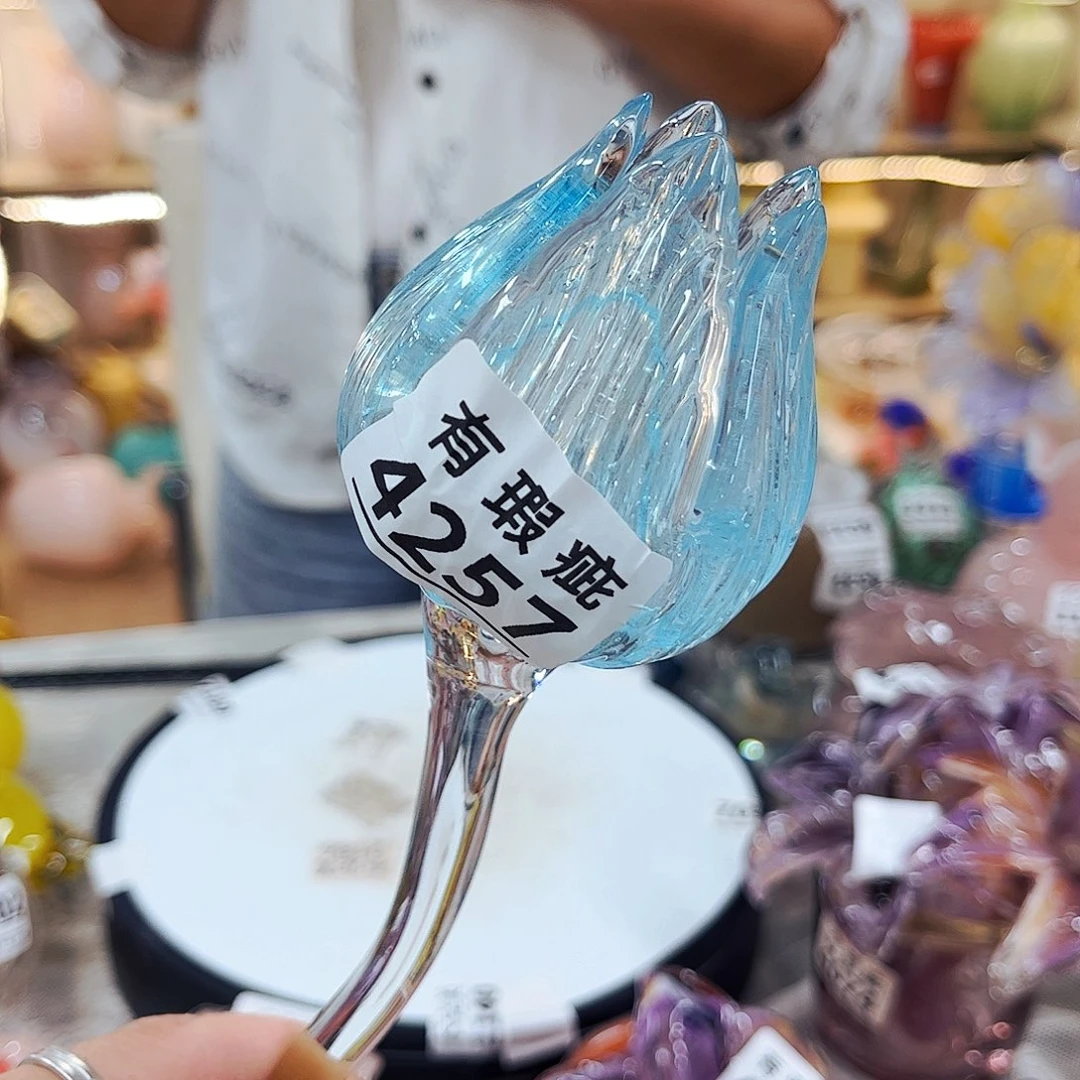 4257瑕花苞 家悦琉璃工艺品