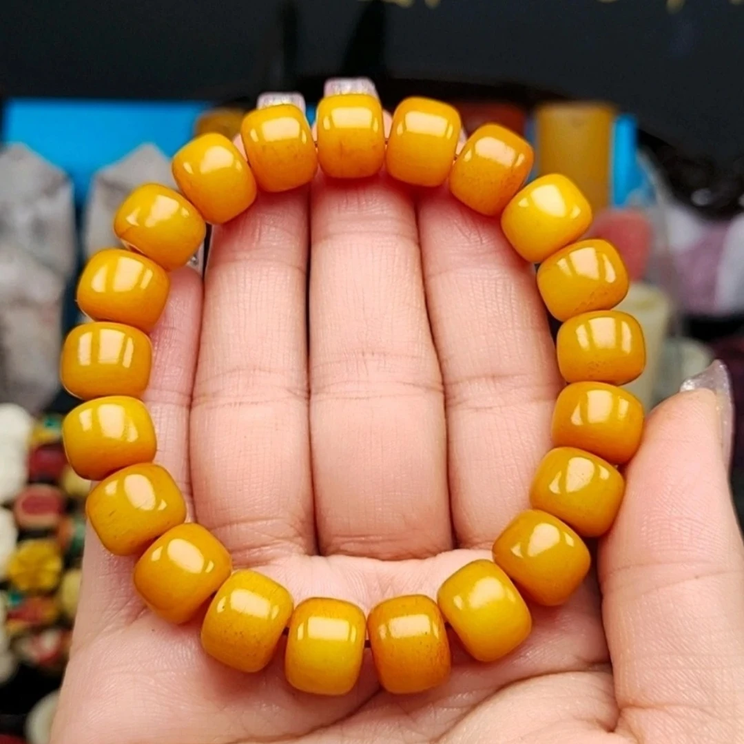 【宝韵】XT0355民国老驼骨随型手串