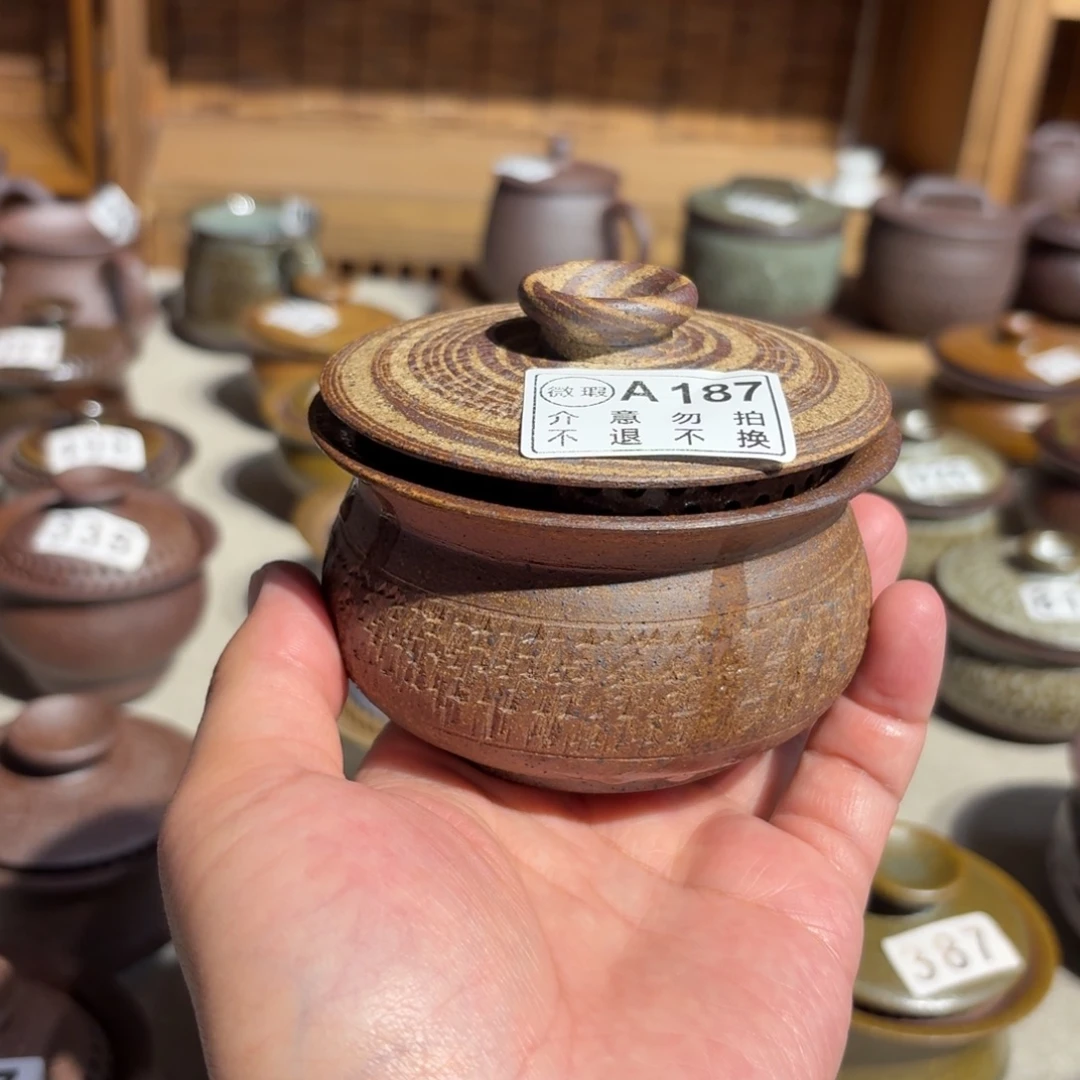 摆件粗瓷茶具素胎无釉