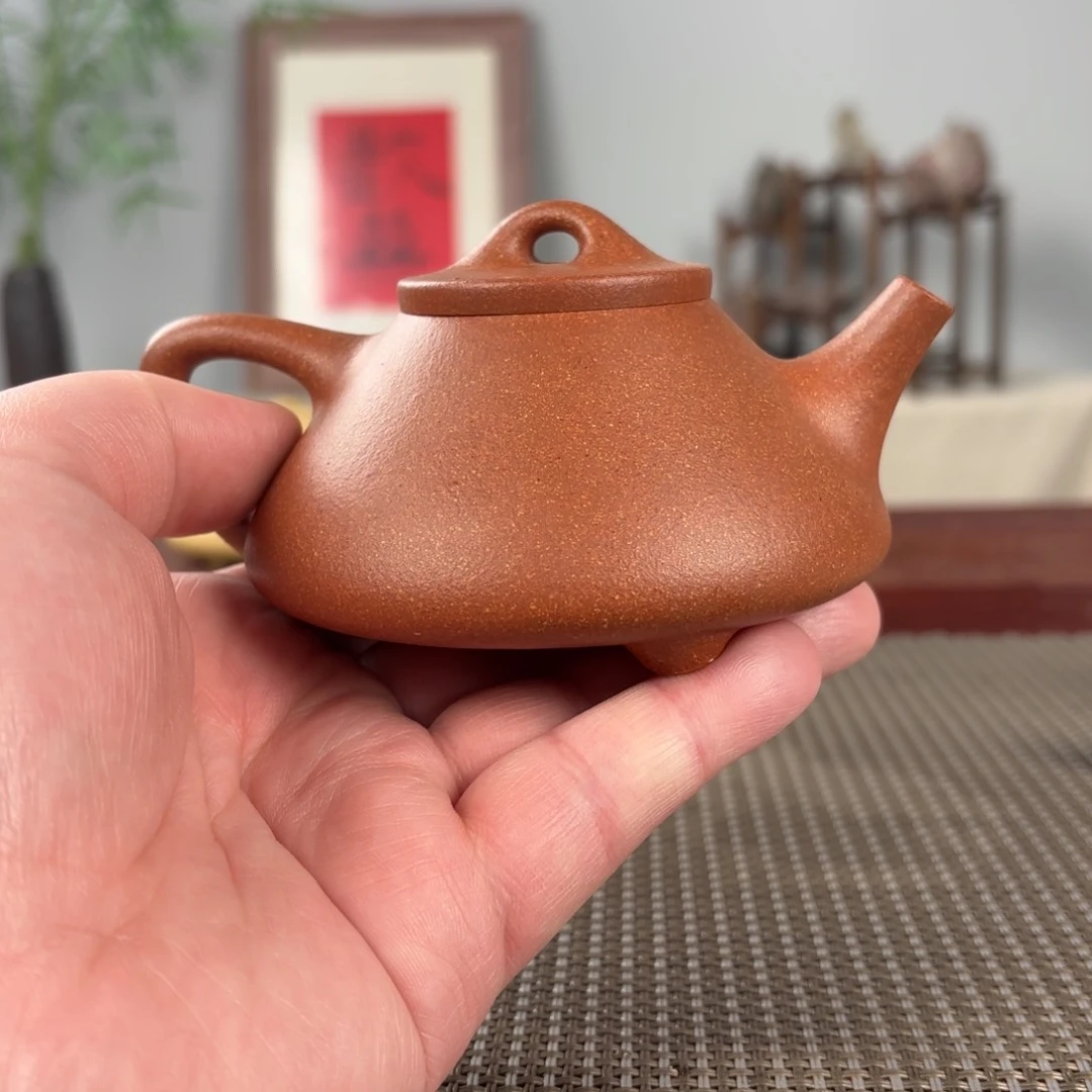 紫砂茶壶微瑕黄龙山原矿紫砂壶